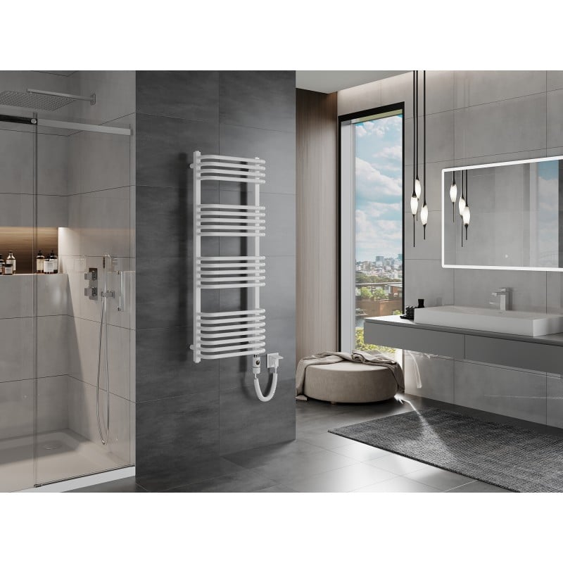 Mexen Apollo radiateur électrique 1210 x 450 mm, 600 W, blanc - W117-1210-450-2600-20
