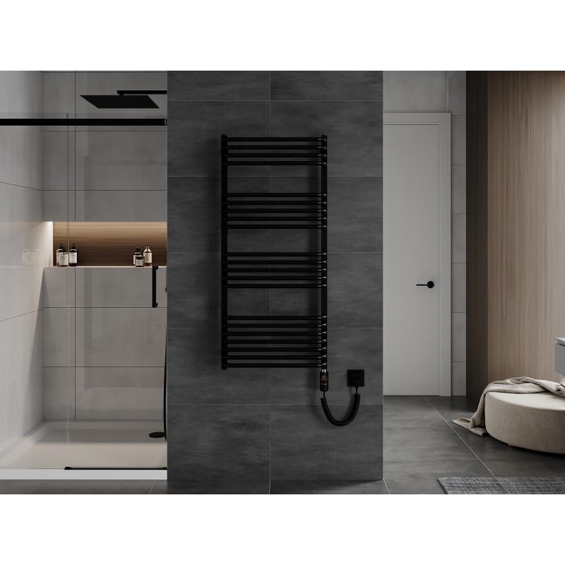 Mexen Apollo radiateur électrique 1210 x 550 mm, 600 W, noir - W117-1210-550-2600-70