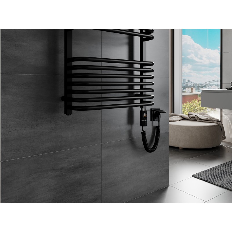 Mexen Apollo radiateur électrique 1210 x 550 mm, 600 W, noir - W117-1210-550-2600-70