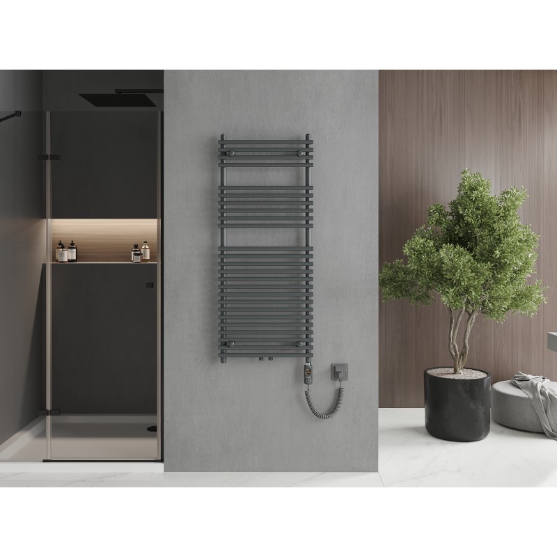 Mexen Sol radiateur électrique 1200 x 500 mm, 600 W, anthracite - W125-1200-500-2600-66