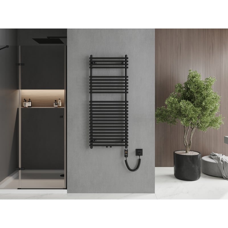 Mexen Sol radiateur électrique 1200 x 500 mm, 600 W, noir - W125-1200-500-2600-70
