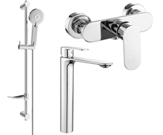 Mexen Milo DF40 ensemble de douche, chrome - 71314DF40-00