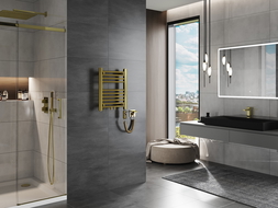 Mexen Mars radiateur électrique 500 x 400 mm, 300 W, doré - W110-0500-400-2300-50