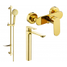 Ensemble douche Mexen Milo DF40, or - 71314DF40-50