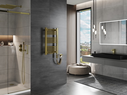 Mexen Mars radiateur électrique 700 x 400 mm, 300 W, doré - W110-0700-400-2300-50