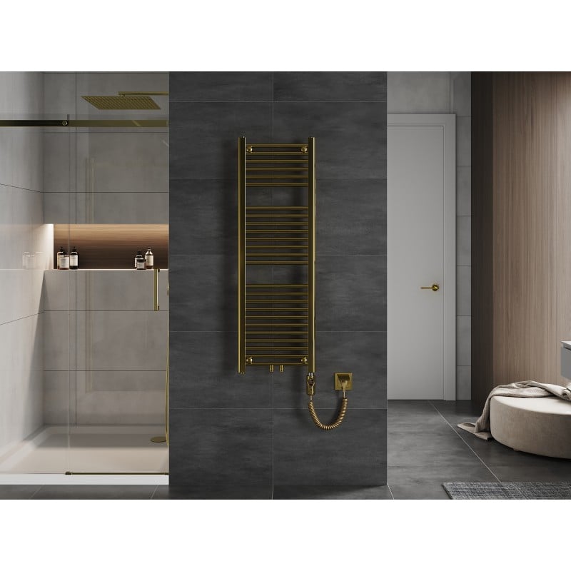 Mexen Mars radiateur électrique 1200 x 400 mm, 300 W, doré - W110-1200-400-2300-50