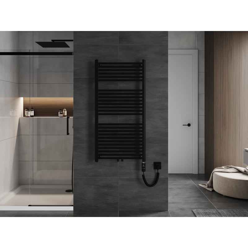 Mexen Mars radiateur électrique 1200 x 600 mm, 600 W, noir - W110-1200-600-2600-70