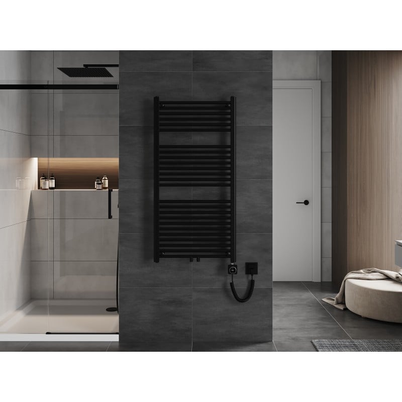 Mexen Mars radiateur électrique 1200 x 600 mm, 600 W, noir - W110-1200-600-6600-70