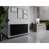 Mexen CHF20 Hygiene Flat radiateur à panneau 500 x 1800 mm, raccordement latéral, 1553 W, noir - W420HF-050-180-70