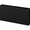 Mexen CHF20 Hygiene Flat radiateur plat 600 x 2000 mm, raccordement latéral, 2007 W, noir - W420HF-060-200-70