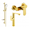 Mexen Milo DF05 ensemble de douche, or - 713154DF05-50