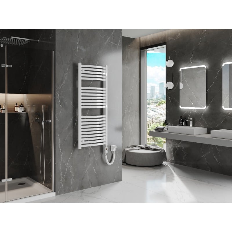 Mexen Helios radiateur électrique 1200 x 500 mm, 600 W, blanc - W103-1200-500-2600-20