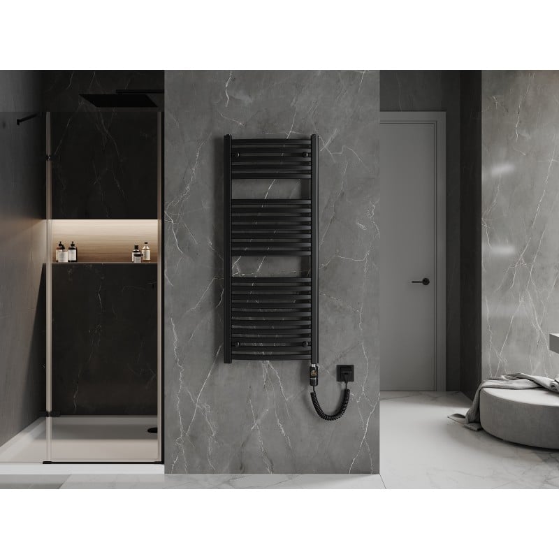 Mexen Helios radiateur électrique 1200 x 500 mm, 600 W, noir - W103-1200-500-2600-70