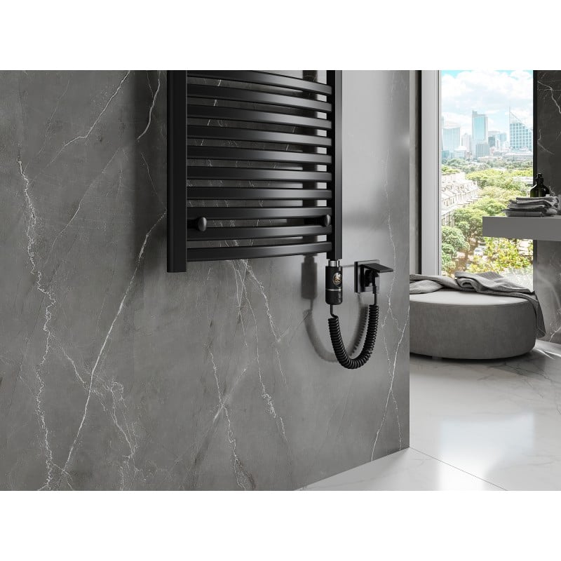 Mexen Helios radiateur électrique 1200 x 500 mm, 600 W, noir - W103-1200-500-2600-70