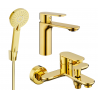 Mexen Milo R40 ensemble de baignoire, doré - 71303R40-50