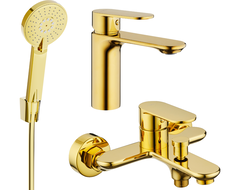 Mexen Milo R40 ensemble de baignoire, doré - 71303R40-50