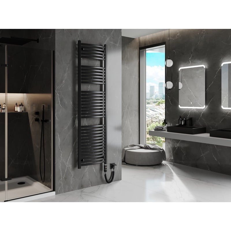 Mexen Helios radiateur électrique 1800 x 500 mm, 900 W, noir - W103-1800-500-2900-70
