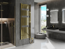 Mexen Helios radiateur électrique 1800 x 600 mm, 900 W, doré - W103-1800-600-2900-50