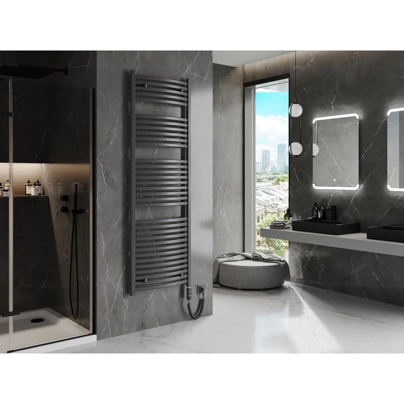 Mexen Helios radiateur électrique 1800 x 600 mm, 900 W, anthracite - W103-1800-600-2900-66