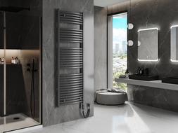 Mexen Helios radiateur électrique 1800 x 600 mm, 900 W, anthracite - W103-1800-600-2900-66