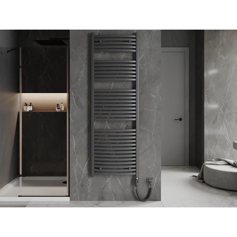 Mexen Helios radiateur électrique 1800 x 600 mm, 900 W, anthracite - W103-1800-600-2900-66