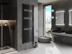 Mexen Helios radiateur électrique 1800 x 600 mm, 900 W, noir - W103-1800-600-2900-70