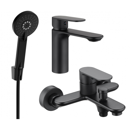 Mexen Milo R40 ensemble de bain, noir - 71303R40-70