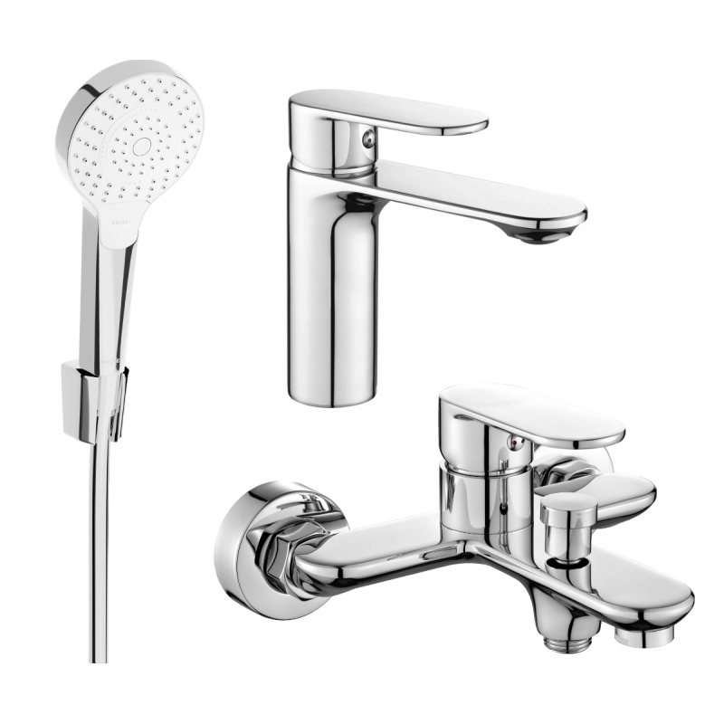 Mexen Milo R05 ensemble de baignoire, chrome - 71303R05-00