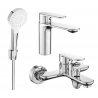Mexen Milo R05 ensemble de bain, chromé - 71303R05-00