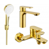 Mexen Milo R05 ensemble de baignoire, doré - 71303R05-50
