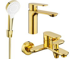 Mexen Milo R05 ensemble de baignoire, doré - 71303R05-50