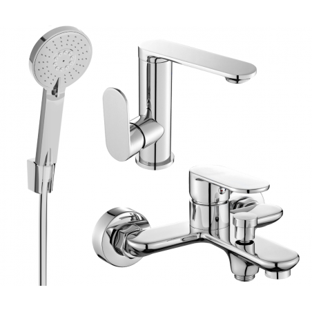 Mexen Milo R40 ensemble de bain, chrome - 713053R40-00
