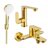 Mexen Milo R05 ensemble de baignoire, doré - 713053R05-50