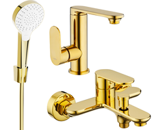 Mexen Milo R05 ensemble de baignoire, doré - 713053R05-50