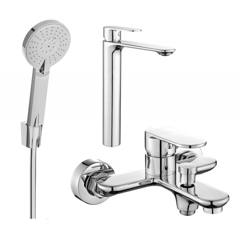 Mexen Milo R40 ensemble de baignoire, chrome - 71313R40-00