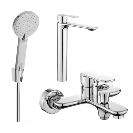 Mexen Milo R40 ensemble de baignoire, chrome - 71313R40-00