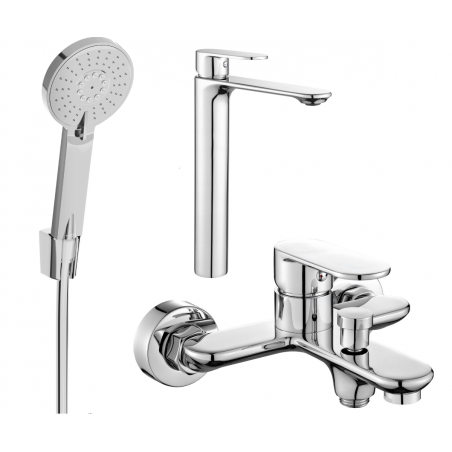 Mexen Milo R40 ensemble de bain, chrome - 71313R40-00