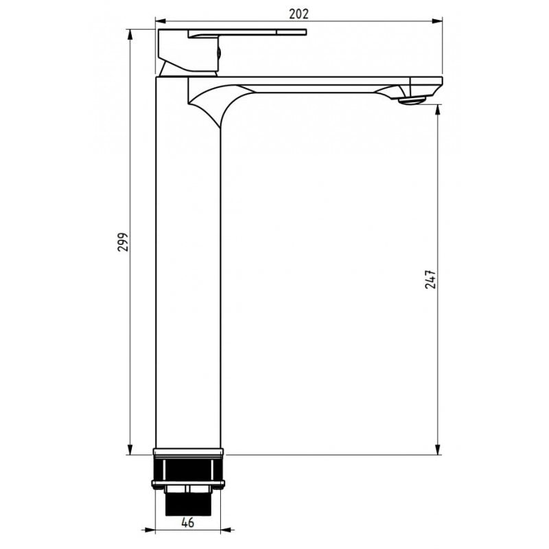 Mexen Milo R40 ensemble de bain, chrome - 71313R40-00