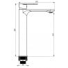 Mexen Milo R40 ensemble pour baignoire, doré - 71313R40-50