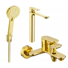 Mexen Milo R40 ensemble de bain, doré - 71313R40-50