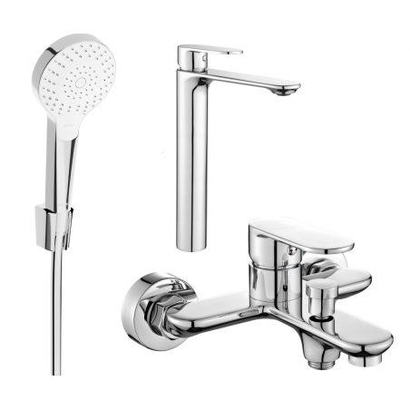 Mexen Milo R05 ensemble de bain, chrome - 71313R05-00