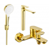Mexen Milo R05 ensemble de baignoire, doré - 71313R05-50