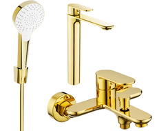 Mexen Milo R05 ensemble de baignoire, doré - 71313R05-50