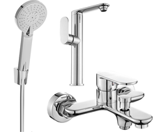 Mexen Milo R40 ensemble de bain, chrome - 713153R40-00