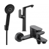 Mexen Milo R40 kit de baignoire, noir - 713153R40-70