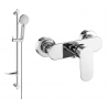 Mexen Milo DF40 batterie de douche avec ensemble de douche, chrome - 7134R40-00