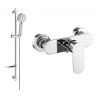 Mexen Milo DF40 robinet de douche avec ensemble de douche, chrome - 7134R40-00