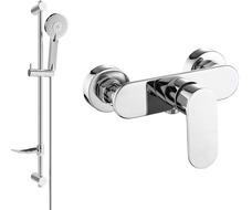 Mexen Milo DF40 batterie de douche avec ensemble de douche, chrome - 7134R40-00