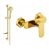 Mexen Milo DF40 robinet de douche avec ensemble de douche, or - 7134R40-50