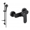Mexen Milo DF05 mitigeur de douche avec ensemble de douche, noir - 7134R05-70